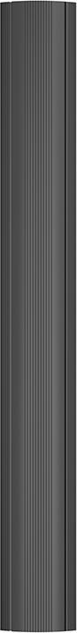 Actual product image Multibrackets Top shelf cable duct 139x1100, aluminium, black (Duct, 110 cm)