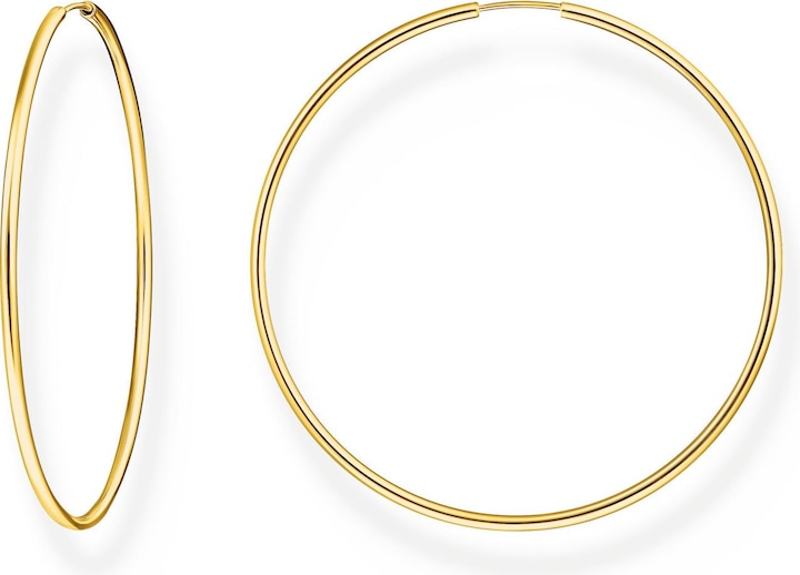 Thomas Sabo Creolen gross vergoldet (925er Silber)