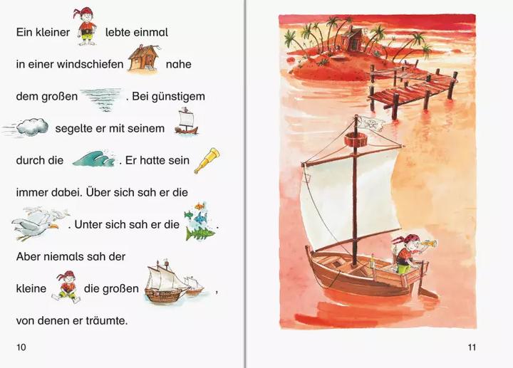 Actual product image Ravensburger Das grosse Leserabe Leselernbuch: Adventure stories - Leserabe from grade 1 - first reading book (German, Ingrid Uebe, Martin Lenz, Manfred May, Martin Klein, Jörg Hartmann)