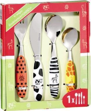 Immagine prodotto Esmeyer Set di posate per bambini SAFARI 4 pezzi.