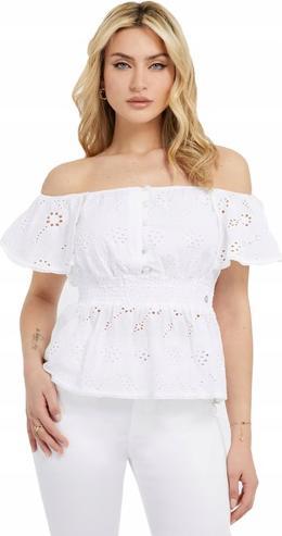 Produktbild Guess Damen Top Spanish Sl Peggy Rüschen-T-Shirt (S)