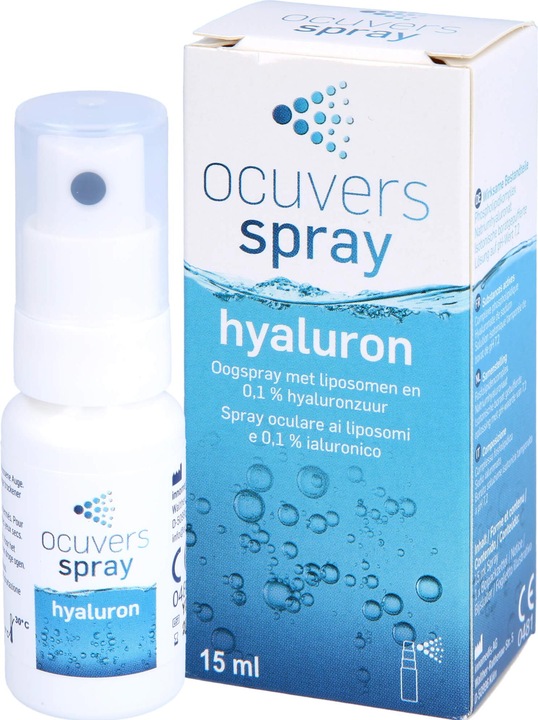 Image du produit Innomedis ocuvers Spray Hyaluron liposomal pour les yeux, solution de 15 ml (15 ml, ocuvers Spray Hyaluron Spray liposomal pour les yeux 15 ml)