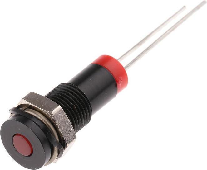 Produktbild RS PRO LED 6mm Chromblende 2Vdc Rot
