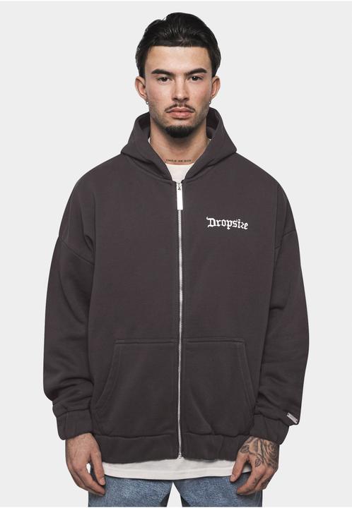 Produktbild Dropsize Super Heavy Oversize Blank Zip Hoodie - 124675 (M)