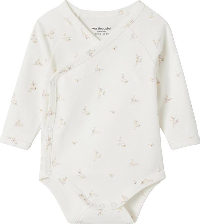 Produktbild Vertbaudet Bio-Kollektion: 2er-Pack Baby Wickelbodys mit langen Ärmeln (74)