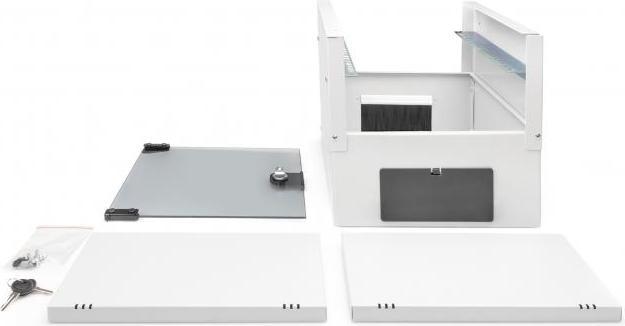 Immagine prodotto Digitus Contenitore da parete 10" 6U, SOHO PRO 324 x 316 x 298 mm, grigio (6 HE, Portapacchi da 10 pollici)
