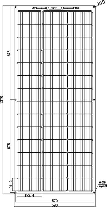 Actual product image Enjoy solar Solar module (150 W, 2.81 kg)
