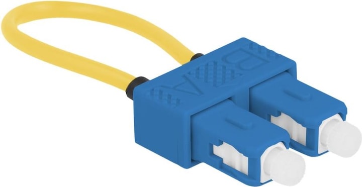 Produktbild Delock LWL Loopback Adapter SC / UPC Singlemode blau