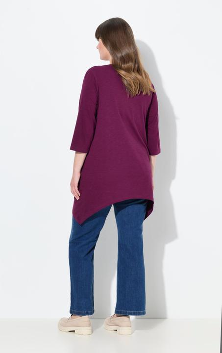 Produktbild Ulla Popken Shirt, Stickerei, V-Ausschnitt, 3/4-Arm (50, 52)