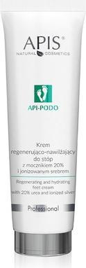 Produktbild Apis Natural Cosmetics Apis - Api-Podo regenerating and moisturizing foot cream with urea 20% and ionized silver 100ml (Fussbad, 100 ml)