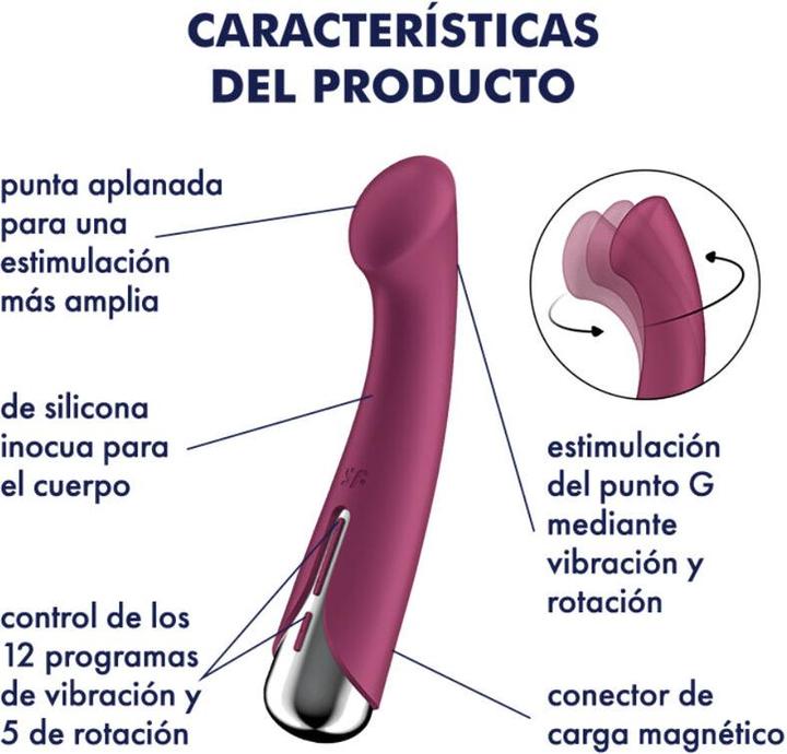 Produktbild Satisfyer Spinning G-Sport 1 Rotator Vibrator Rot