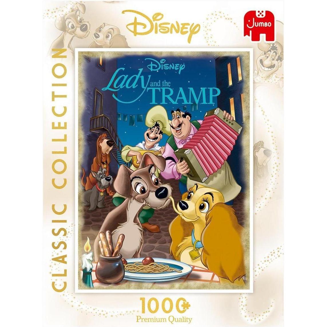Thumbnail - Jumbo Classic Collection - Lady & The Tramp Puzzlespiel (e) (1000 Teile)