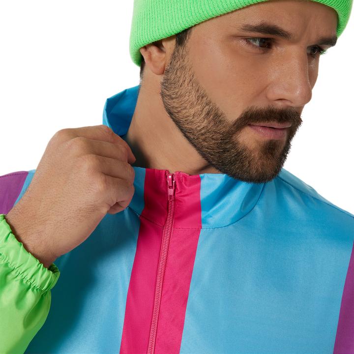 Image du produit tectake Costume rétro pour homme des années 80,90 combinaison de ski (M)