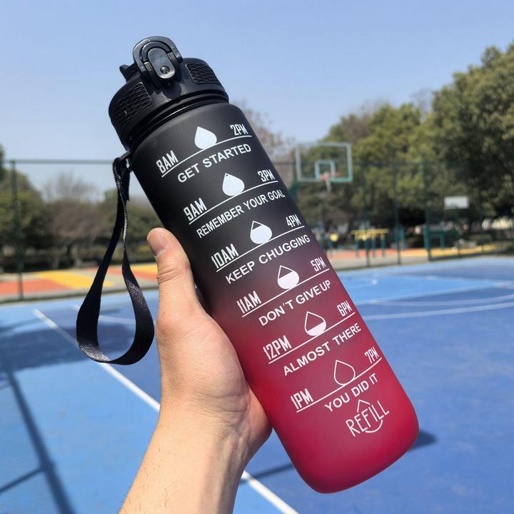 Produktbild ASMI Trinkflasche auslaufsicher mit Farbverlaufsdesign 1000 ml (1 l)