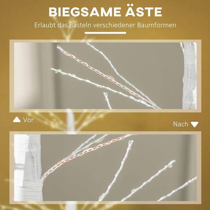 Produktbild Swisshandel24 150 cm Lichterbaum Kunstbaum mit 600 LED, LED Weihnachtsbaum, Indoor und Outdoor