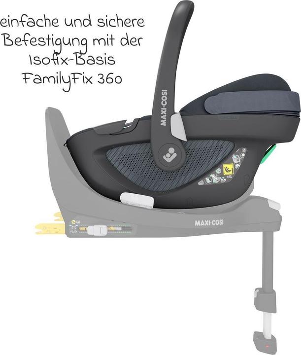 Actual product image Maxi-Cosi Babyschalen Babyschale Pebble 360 i-Size drehbar ab Geburt (Baby car seat, ECE R129/i-Size Standard)
