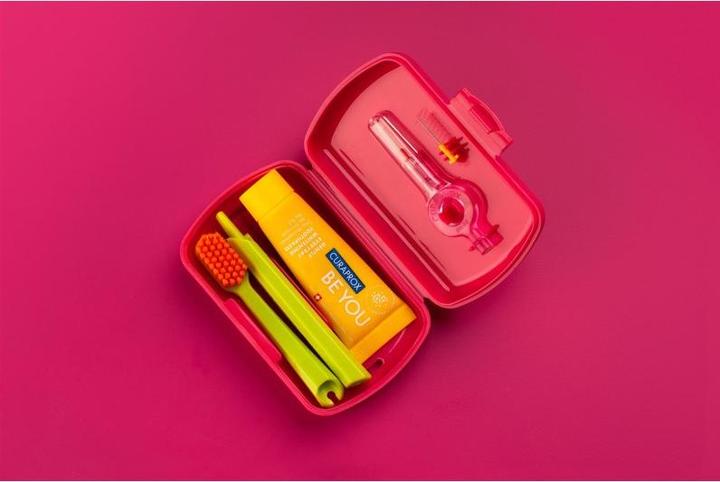 Actual product image Curaprox Travel Set magenta Box (Extra soft, 1x)