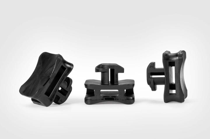 Immagine prodotto HellermannTyton ACFM5W8PT4,5 Base per fascette di cablaggio Guida profilo 151-03245 resistente agli urti Nero 25 pz. (17.50 mm, 25 pz.)