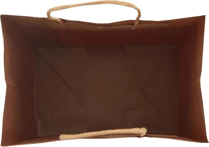 Produktbild vidaXL Kraftpapiertüten 250 Stk. mit Henkel Braun 32x22x24 cm Papiertüte (250x)