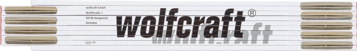 Actual product image wolfcraft 1 folding rule 2m beech wood (0.21 m)
