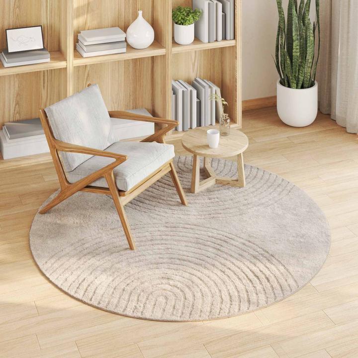Actual product image vidaXL Polyester-Teppich (120 cm)