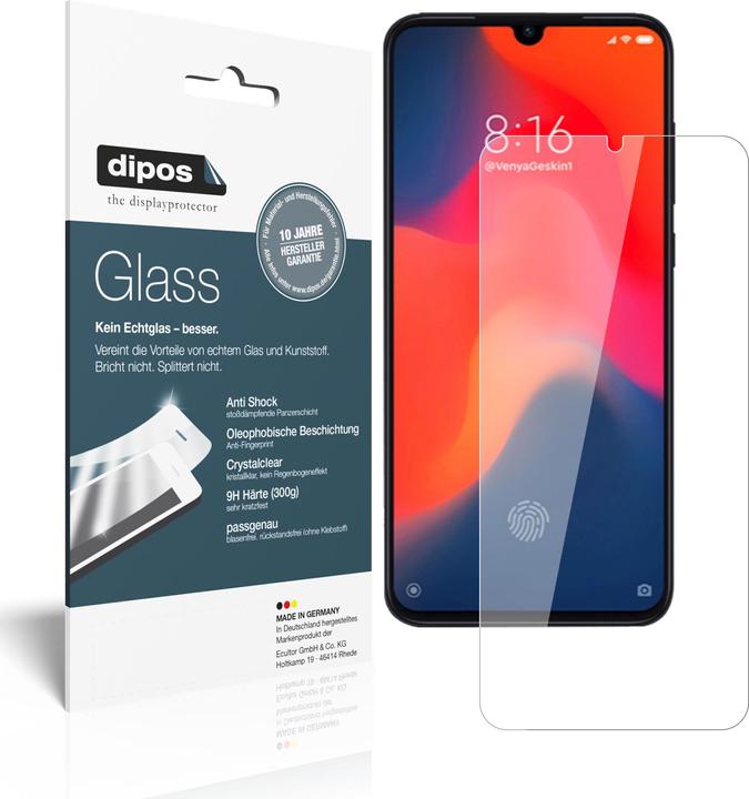Actual product image Dipos Screen Protector Anti-Shock (1 Piece, Mi 9 SE)