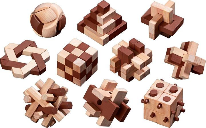 Image du produit Philos Assortiment de puzzles en bois, jeu de puzzle, pour 1 joueur, à partir de 6 ans (Allemand, Anglais, 1 Joueur)