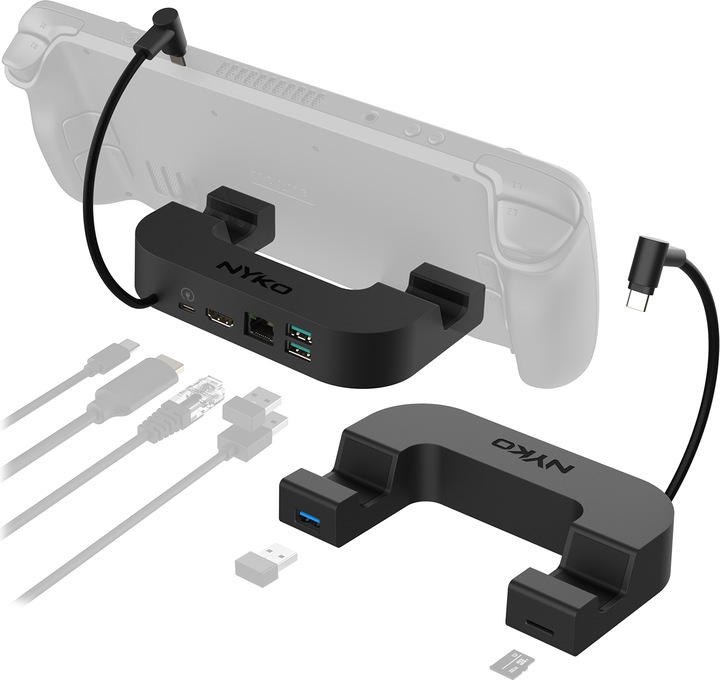 Image du produit Nyko Steam Deck Power Dock 7-In-1 Usb-C Docking Station (PC)