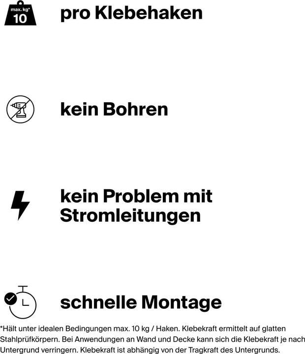 Actual product image Fischer GOW Klebehaken Multipack