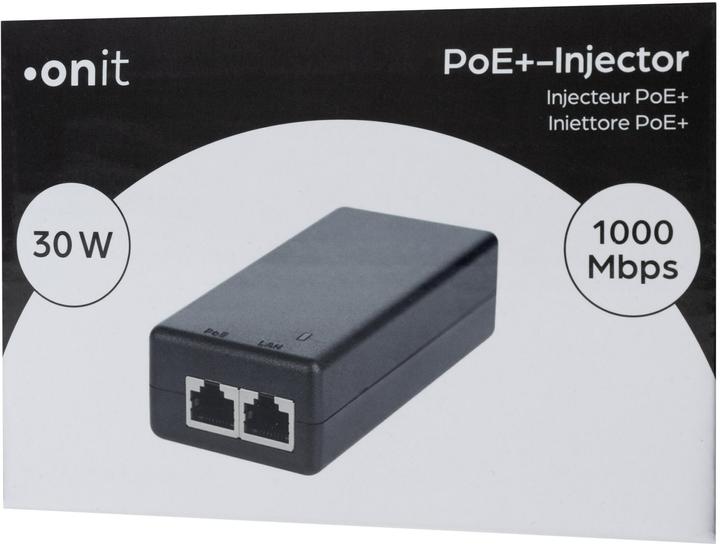 Produktbild Onit PoE+ Injector 30 W (802.3at (PoE+), 30 W)