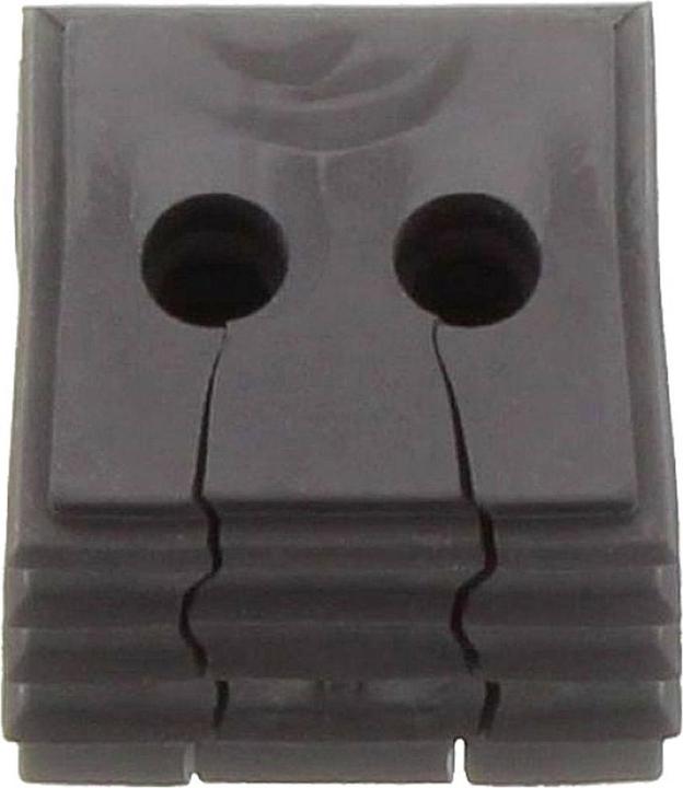 Actual product image Conta-Clip KDS-DE 2X4-5 BK Sealing element Thermoplastic elastomer Black 10pcs. (Cable hole, 2.03 cm)