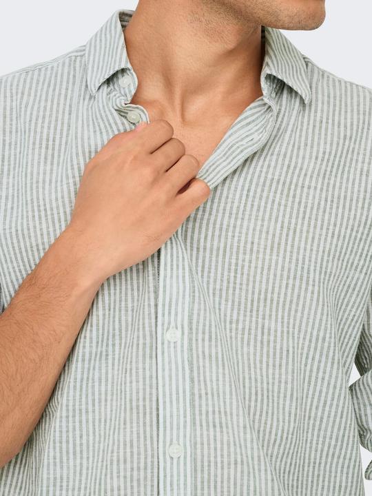 Produktbild Only & Sons Onscaiden Life Ls Stripe Linen 660 Noos (XS)