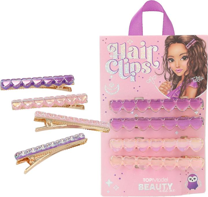 Image du produit Top Model TOPModel Haarspangen mit Herzen Beauty and Me - 4 Stk. (4 pcs)