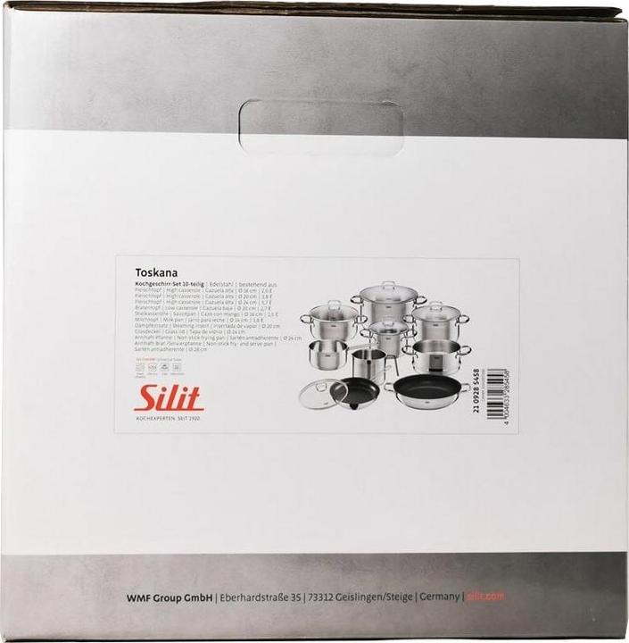 Produktbild Silit Toskana (28 cm, Pfannenset + Topfset, Edelstahl)