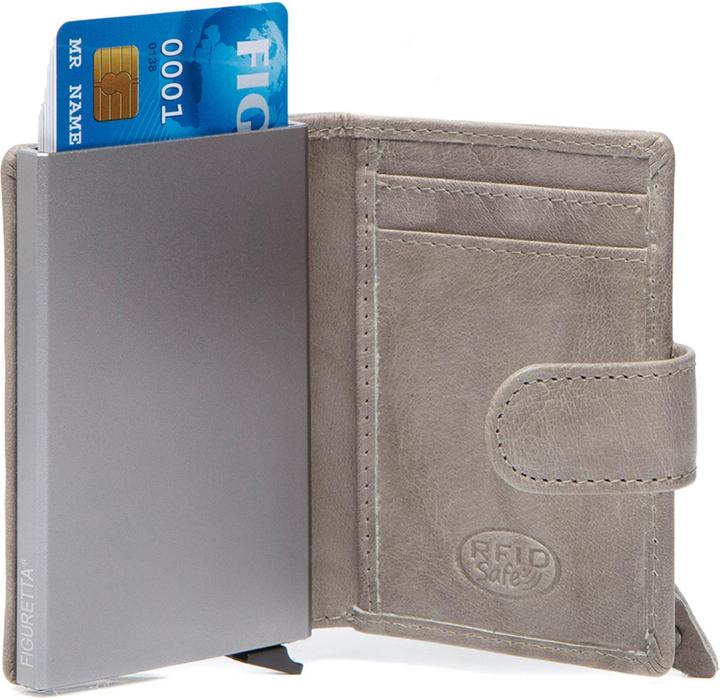 Immagine prodotto The Chesterfield Brand Portacarte di credito Antique Buff con protezione RFID in pelle 7 cm