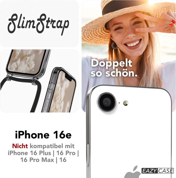 Produktbild EAZY CASE MagSafe Handykette Clear für Apple iPhone 16e