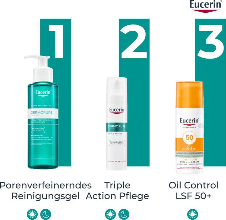 Image du produit Eucerin Dermopure Clinical Pflege 3-fach tiefenwirksam 40 ml (40 ml, Crème de jour)