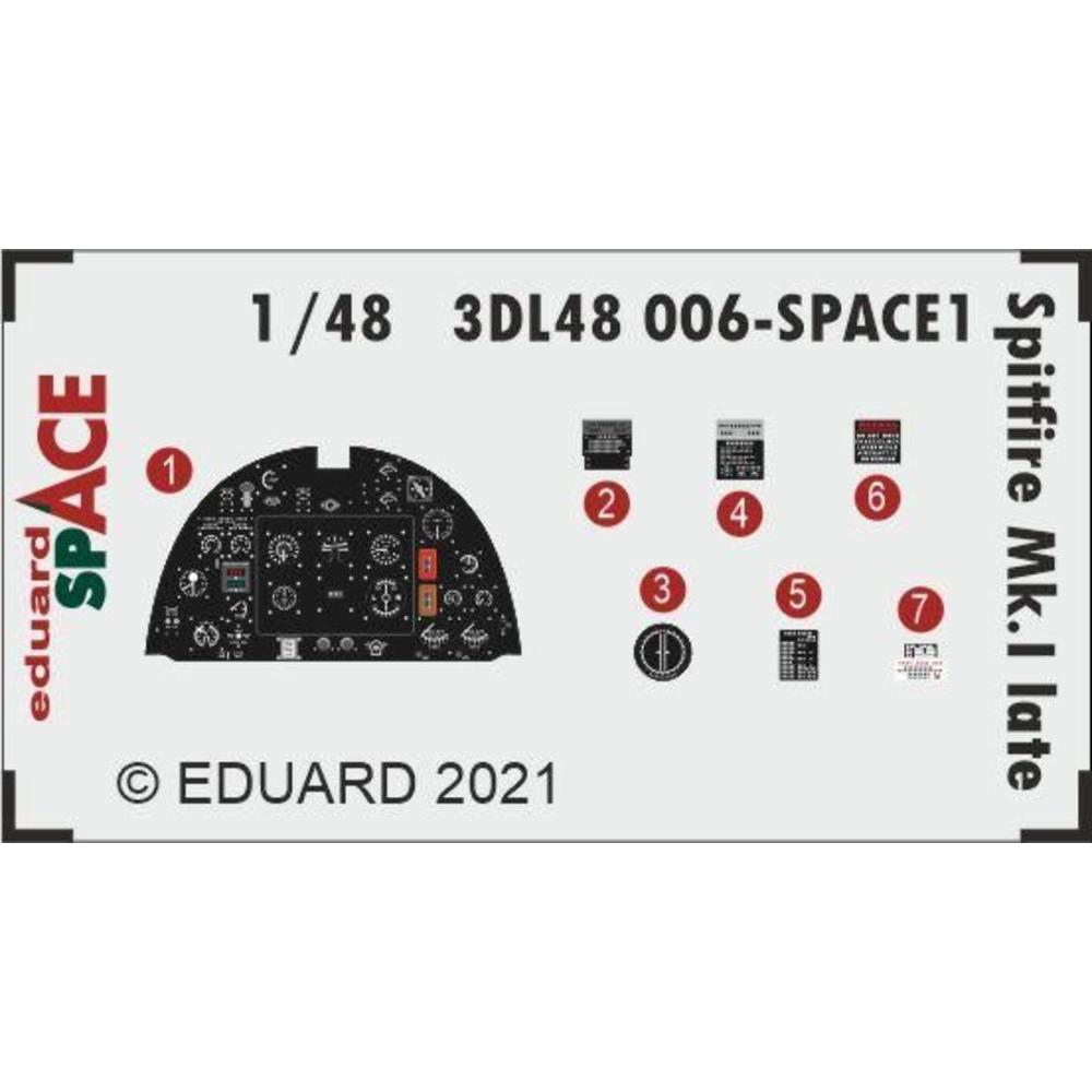 Eduard Spitfire Mk.I late SPACE 1/48 for