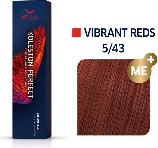 Produktbild Wella Koleston Perfect Me+ Permanent Creme Haarfarbe (5/43 hellbraun rot-gold)