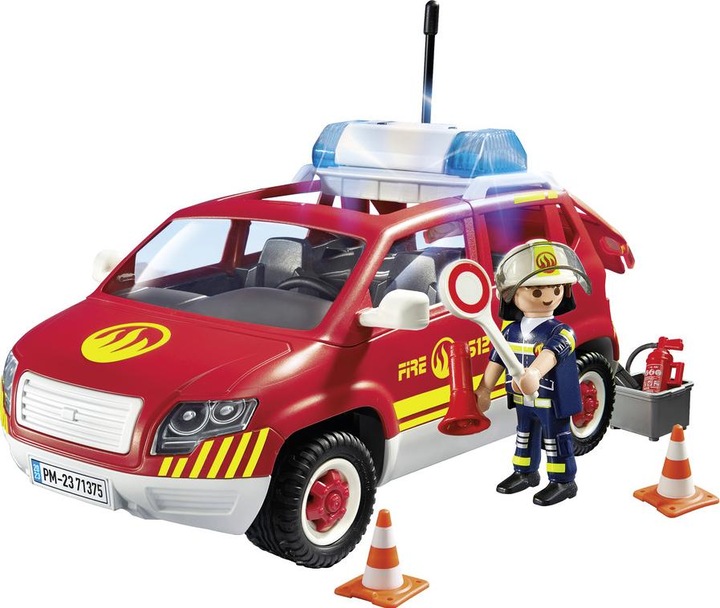 Actual product image Playmobil 71375 Fire engine with light and sound (71375, Playmobil City Action)