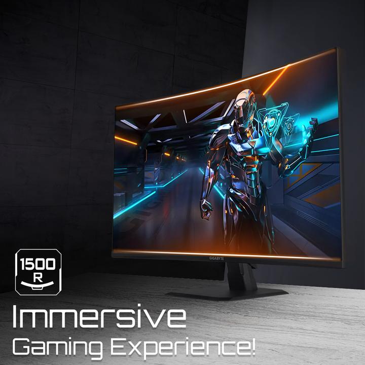 Immagine prodotto Gigabyte MONITOR 32" GS32QC EK1 (2560 x 1440 pixel, 31.50")