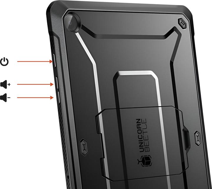 Actual product image Supcase UNICORN BEETLE PRO GALAXY TAB A11 8.7 X133 / X135 SCHWARZ (Samsung Galaxy Tab A11)