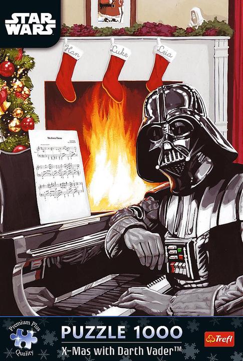 Actual product image Trefl Puzzle Premium Plus 1000 - Star Wars - X-mas with Vader (1000 pieces)