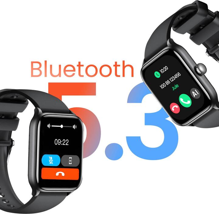 Actual product image Riversong smartwatch Motive 6 Pro space gray SW62