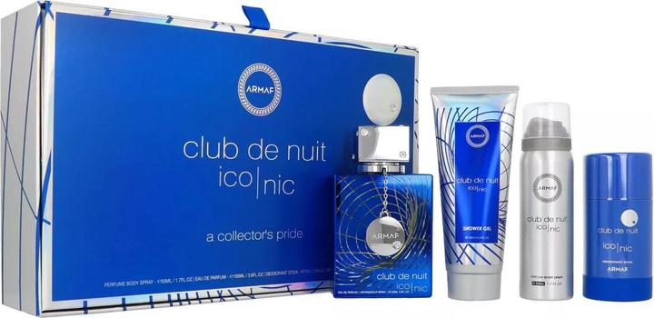 Armaf Club De Nuit Blue Iconic - EDP 105 ml + solid deodorant 75 g + spray deodorant 50 ml + (Parfum Set)