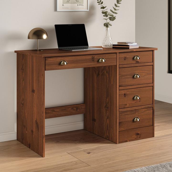 Image du produit IDIMEX Schreitbtisch mit Schubladen LANA