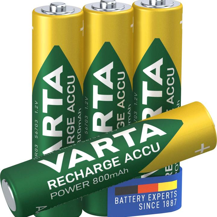 Varta Recharge Accu Power (4 Stk., AAA, 800 mAh)