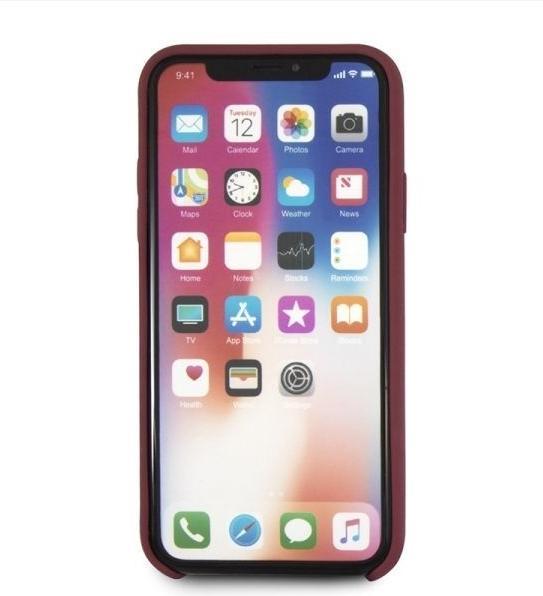 Immagine prodotto Mercedes MEHCPXSILRE Custodia rigida per iPhone X/ Xs czerwony/rosso (Apple iPhone X, Apple iPhone XS)