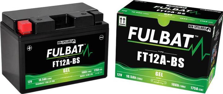 Actual product image Fulbat FT12A-BS Gel (12 V, 10 Ah, 175 A)