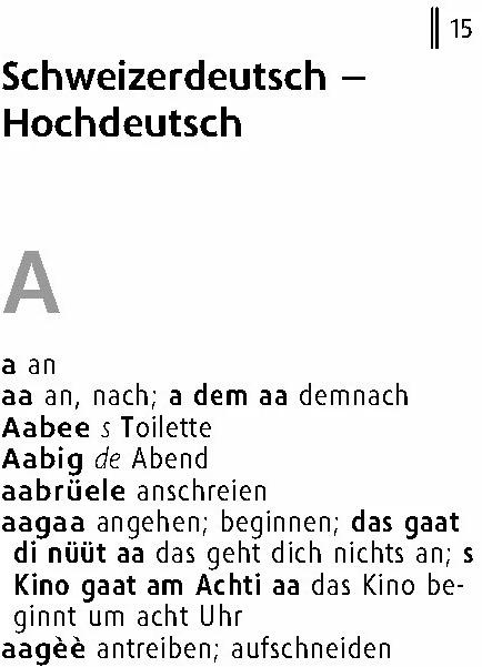 Actual product image Langenscheidt Lilliput Schweizerdeutsch (German, 2023)